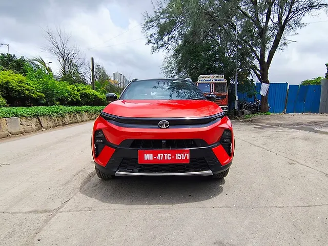 Used Tata Nexon Fearless Plus (S) 1.2 Petrol 7DCA Dual Tone [2023-2025] in Mumbai
