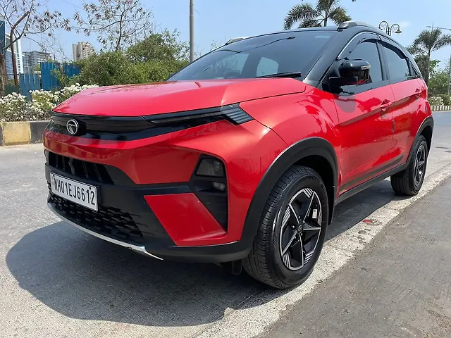 Used Tata Nexon Fearless Plus (S) 1.2 Petrol 7DCA Dual Tone [2023-2025] in Mumbai