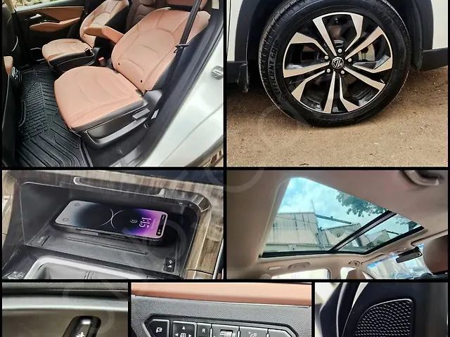 Used MG Hector Plus Savvy Pro 1.5 Turbo Petrol CVT 6 STR in Hyderabad