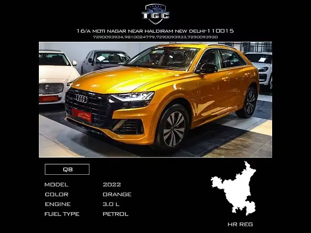 Used 2022 Audi Q8 in Delhi