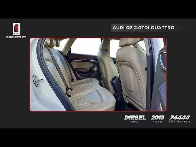 Used Audi Q3 [2012-2015] 2.0 TDI Base Grade in Chennai