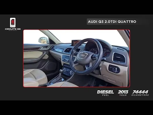 Used Audi Q3 [2012-2015] 2.0 TDI Base Grade in Chennai