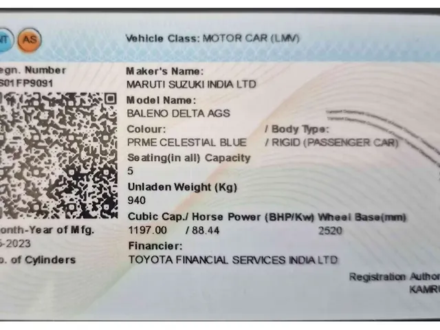 Used Maruti Suzuki Baleno Delta AGS [2023-2025] in Guwahati