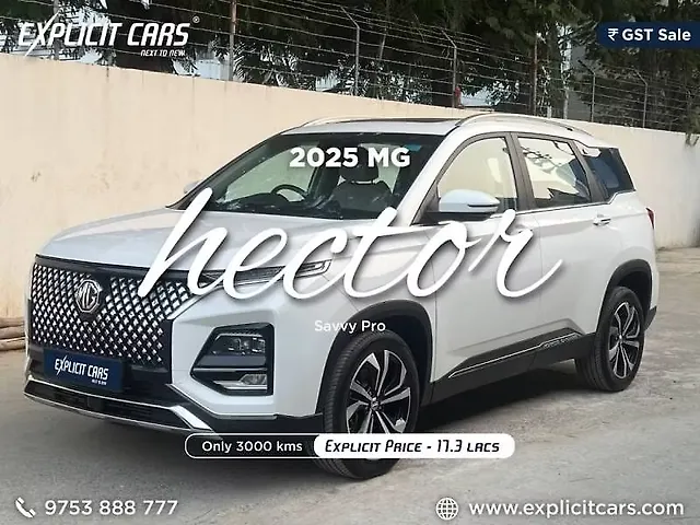 Used MG Hector [2023-2025] Savvy Pro 1.5 Turbo CVT Dual Tone in Kolkata