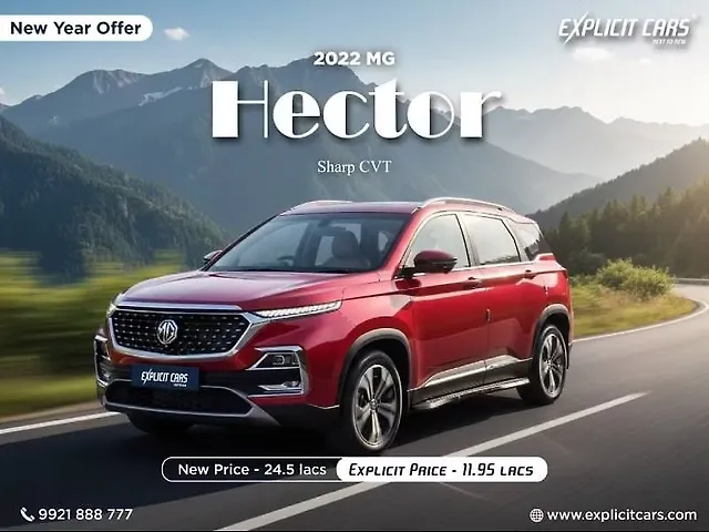 Used MG Hector [2021-2023] Sharp 1.5 Petrol CVT in Kolkata