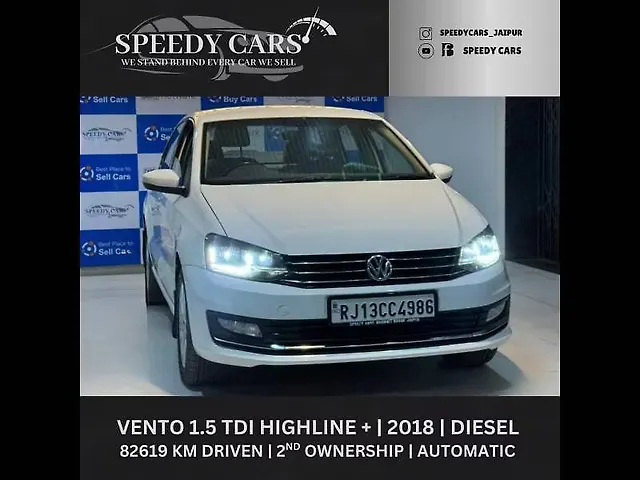 Used 2018 Volkswagen Vento in Jaipur