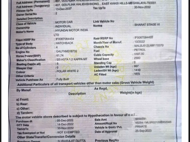 Used Hyundai i20 [2020-2023] Asta 1.2 MT [2020-2023] in Guwahati