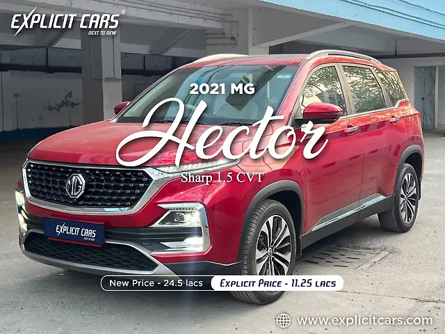 Used MG Hector [2021-2023] Sharp 1.5 Petrol CVT in Kolkata