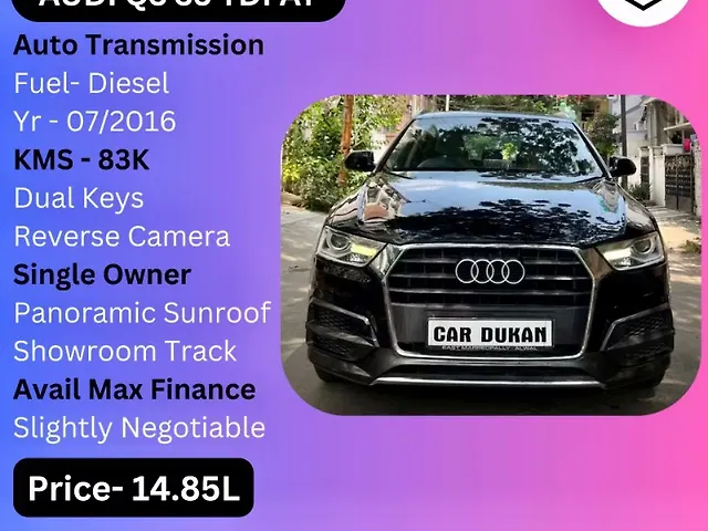 Used 2016 Audi Q3 in Hyderabad Used 2016 Audi Q3 in Hyderabad