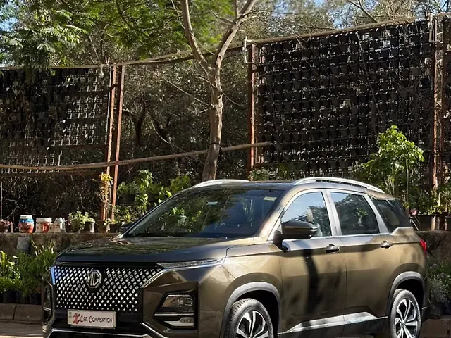 Used MG Hector Plus [2023-2025] Sharp Pro 1.5 Turbo Petrol CVT 6 STR in Mumbai