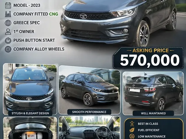 Used 2023 Tata Tigor in Delhi