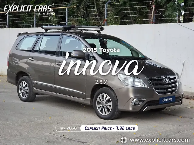 Used Toyota Innova [2015-2016] 2.5 ZX BS IV 7 STR in Kolkata