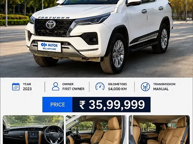 Used 2023 Toyota Fortuner in Lucknow Used 2023 Toyota Fortuner in Lucknow