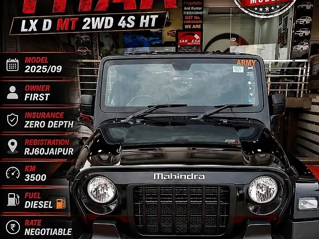 Used 2025 Mahindra Thar in Ajmer