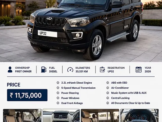 Used 2020 Mahindra Scorpio in Lucknow