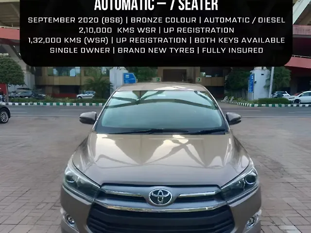 Used 2020 Toyota Innova Crysta in Delhi