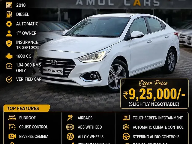 Used 2018 Hyundai Verna in Nashik