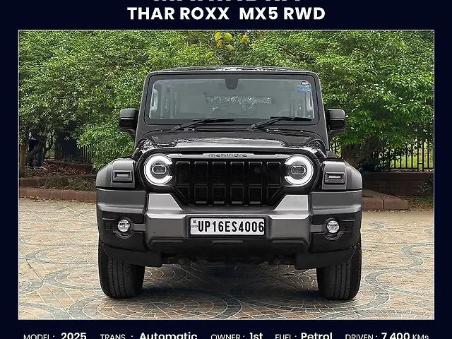 Used Mahindra Thar Roxx MX5 2WD Petrol 2.0L Turbo Automatic in Delhi