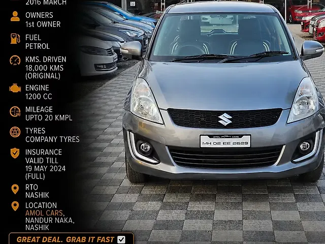 Used 2016 Maruti Suzuki Swift in Nashik