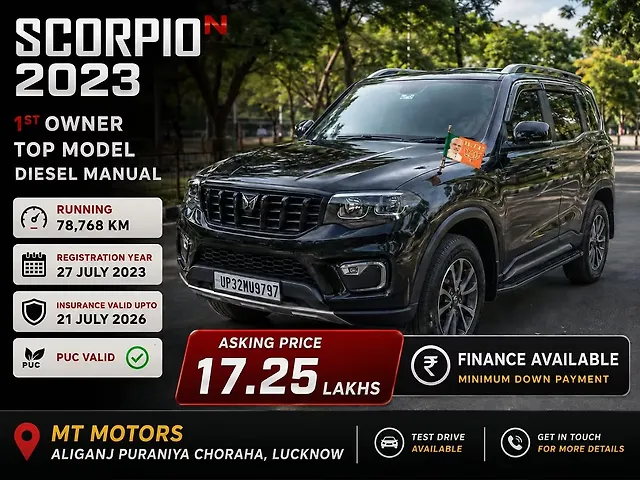 Used 2023 Mahindra Scorpio N in Lucknow