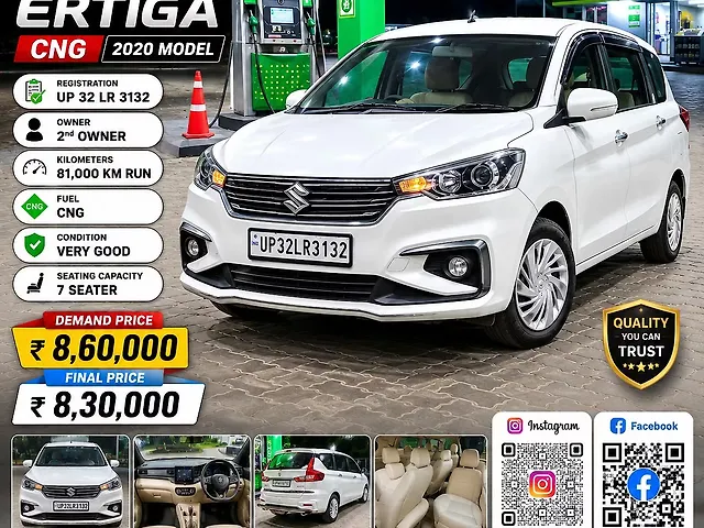 Used 2020 Maruti Suzuki Ertiga in Lucknow
