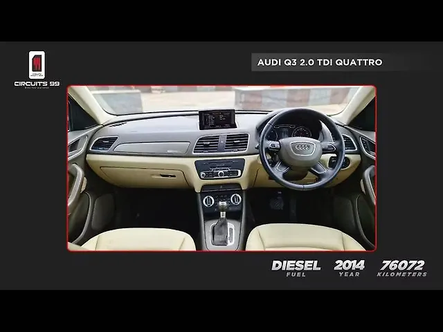 Used Audi Q3 [2012-2015] 2.0 TDI Base Grade in Chennai