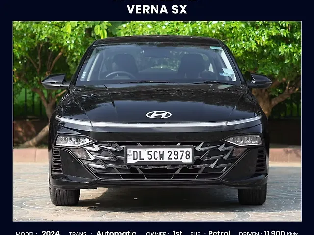 Used Hyundai Verna [2023-2026] SX Petrol 1.5L Automatic (CVT) in Delhi