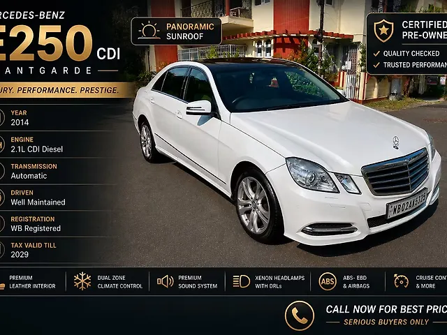 Used 2014 Mercedes-Benz E-Class in Kolkata