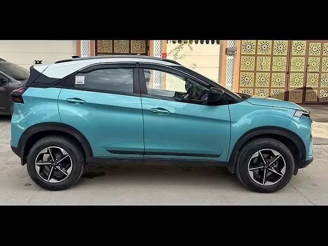 Used Tata Nexon Fearless Plus (S) Purple 1.2 Petrol 7DCA Dual Tone [2023-2025] in Hyderabad
