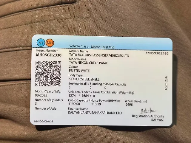 Used Tata Nexon Creative Plus (S) Petrol 1.2L Turbo Automatic (AMT) in Mumbai