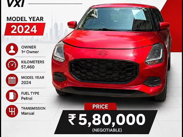 Used 2024 Maruti Suzuki Swift in Jaipur Used 2024 Maruti Suzuki Swift in Jaipur