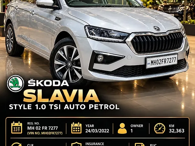 Used 2022 Skoda Slavia in Mumbai