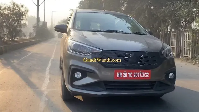 Maruti Suzuki Ertiga facelift begins testing ahead of launch Maruti Suzuki Ertiga facelift begins testing ahead of launch