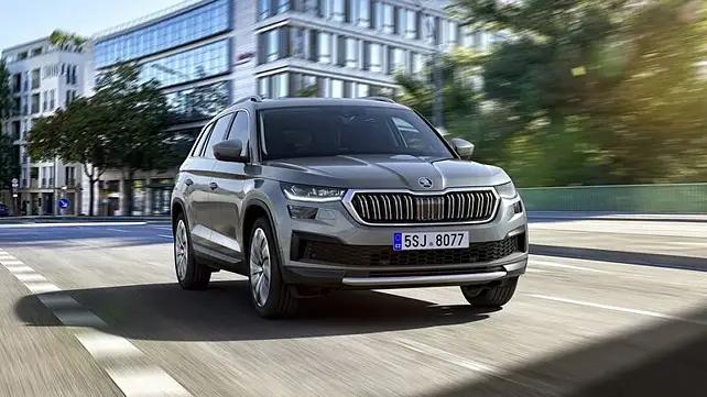 Skoda Kodiaq facelift to be launched in India tomorrow Skoda Kodiaq facelift to be launched in India tomorrow