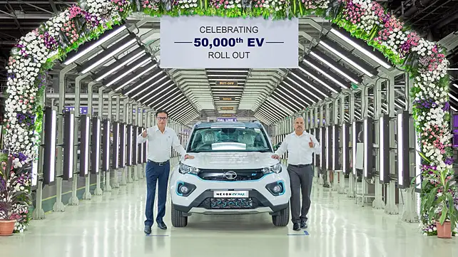 Tata Motors celebrates production milestone of 50,000 EVs