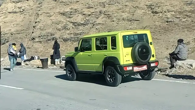 Maruti Suzuki Jimny five-door spotted without camouflage Maruti Suzuki Jimny five-door spotted without camouflage