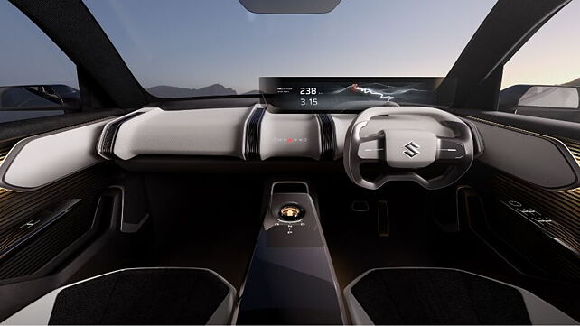 Maruti Suzuki eVX Concept interior showcased  