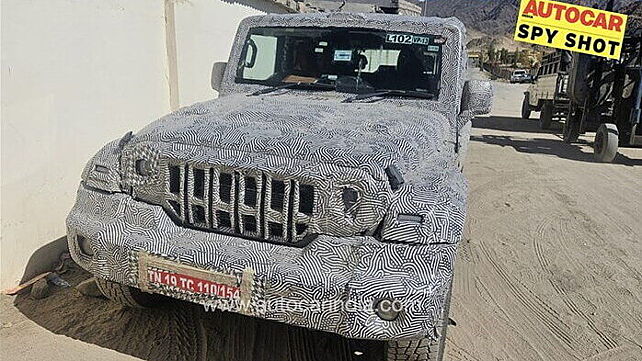 Mahindra Thar 5-door spied again; new details revealed