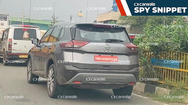 New Nissan X-Trail spied testing in India