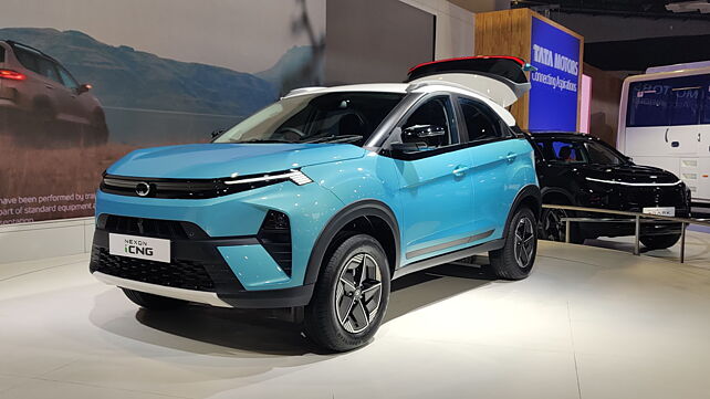 Tata Nexon CNG showcased at Bharat Mobility Expo 2024