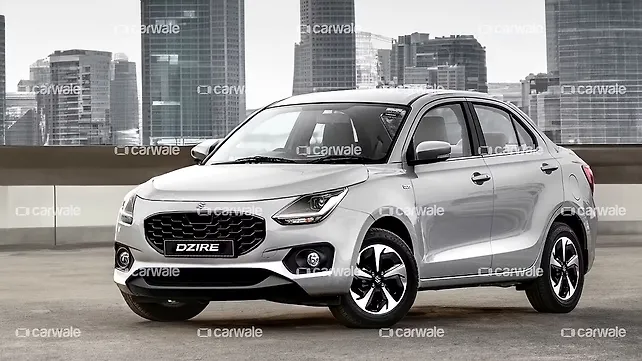 Next-generation Maruti Dzire rendered 