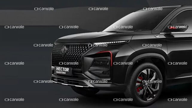 MG Hector Blackstorm leaked 