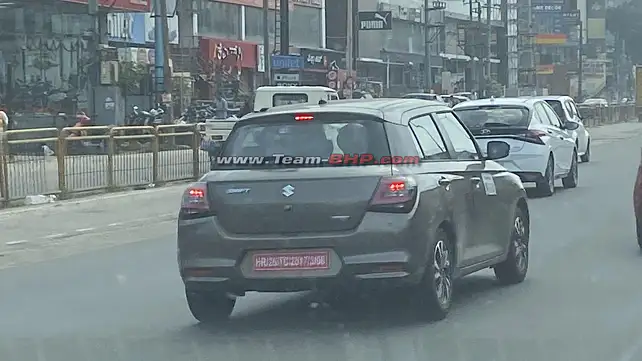 Maruti Suzuki Swift hybrid spotted testing Maruti Suzuki Swift hybrid spotted testing
