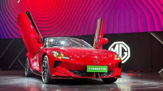 MG Cyberster sportscar set for 2025 Bharat Mobility Expo debut MG Cyberster sportscar set for 2025 Bharat Mobility Expo debut