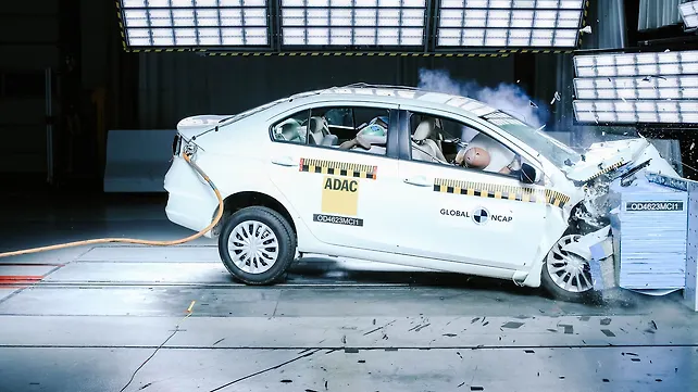 Made-in-India Maruti Ciaz Scores One Star in Global NCAP Crash Test