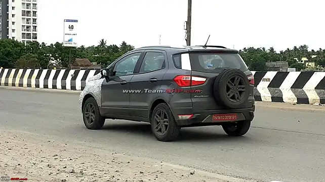 The Ford EcoSport facelift spotted testing in India The Ford EcoSport facelift spotted testing in India
