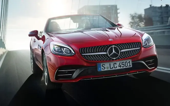 Mercedes-Benz SLC Front View Mercedes-Benz SLC Front View