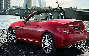 Mercedes-Benz SLC Rear Left View Mercedes-Benz SLC Rear Left View