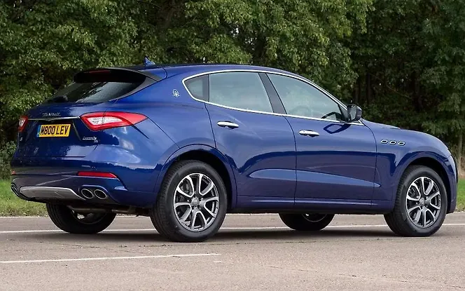 Maserati Levante Rear View Maserati Levante Rear View