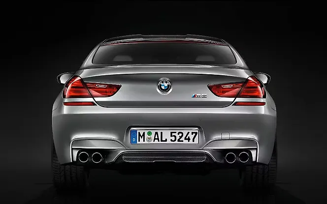 BMW M6 Rear View BMW M6 Rear View